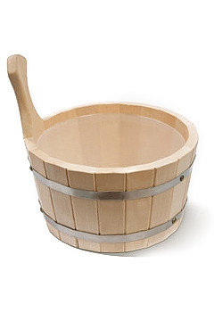 Ушат 5л с пластмассовой вставкой ШП-5 ОЛЬХА Ушат 5л с пластмассовой вставкой ШП-5 ОЛЬХА