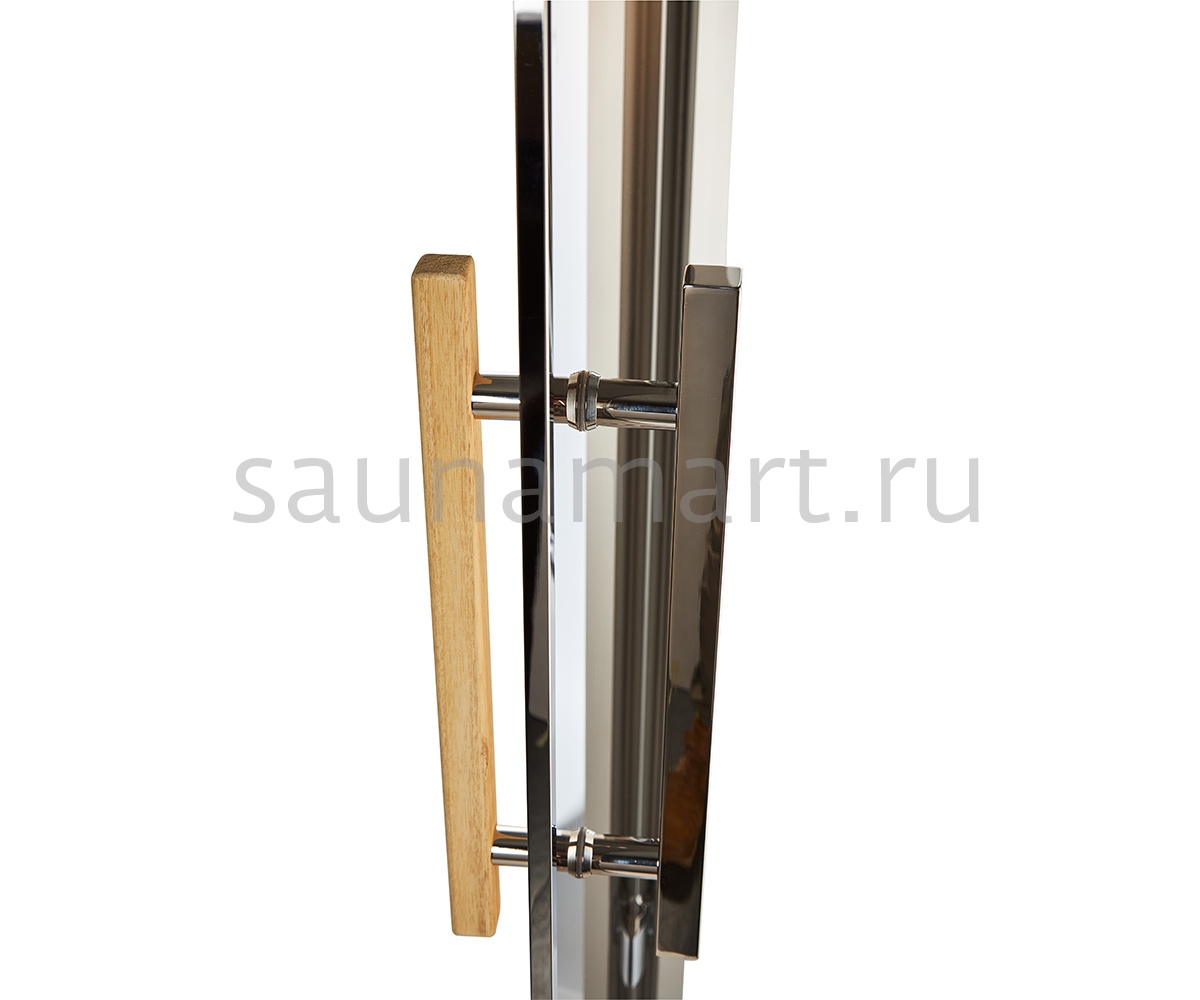 Дверь стеклянная Grandis GS 780*1990 (Anodize Silver) Бронзовая  левая руч. нерж. Дверь стеклянная Grandis GS 780*1990 (Anodize Silver) Бронзовая  левая руч. нерж.