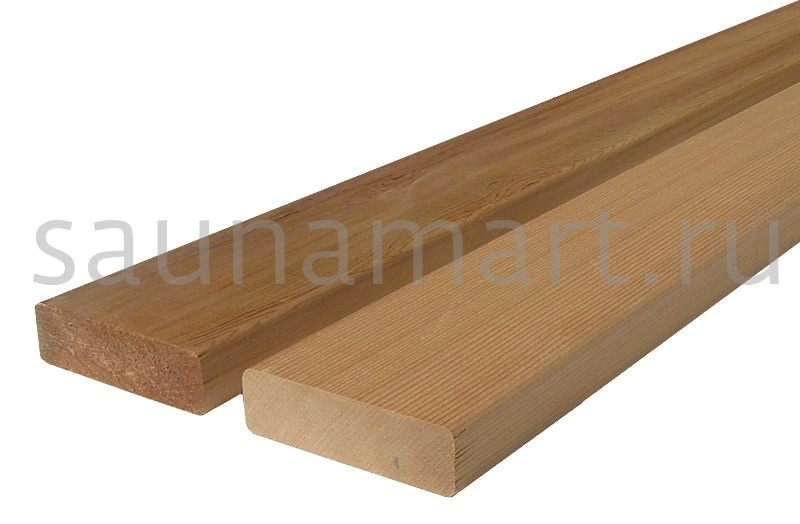 Полок канадский кедр 90х25 L-2.13 м Полок канадский кедр 90х25 L-2.13 м