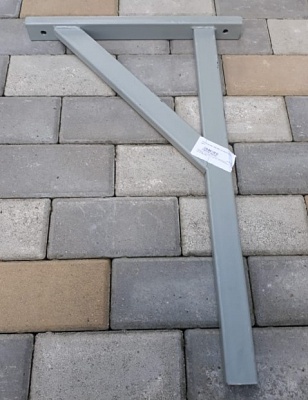 Опора стеновая  400х 600. Ст3 40х20х1.5мм. серая Опора стеновая  400х 600. Ст3 40х20х1.5мм. серая