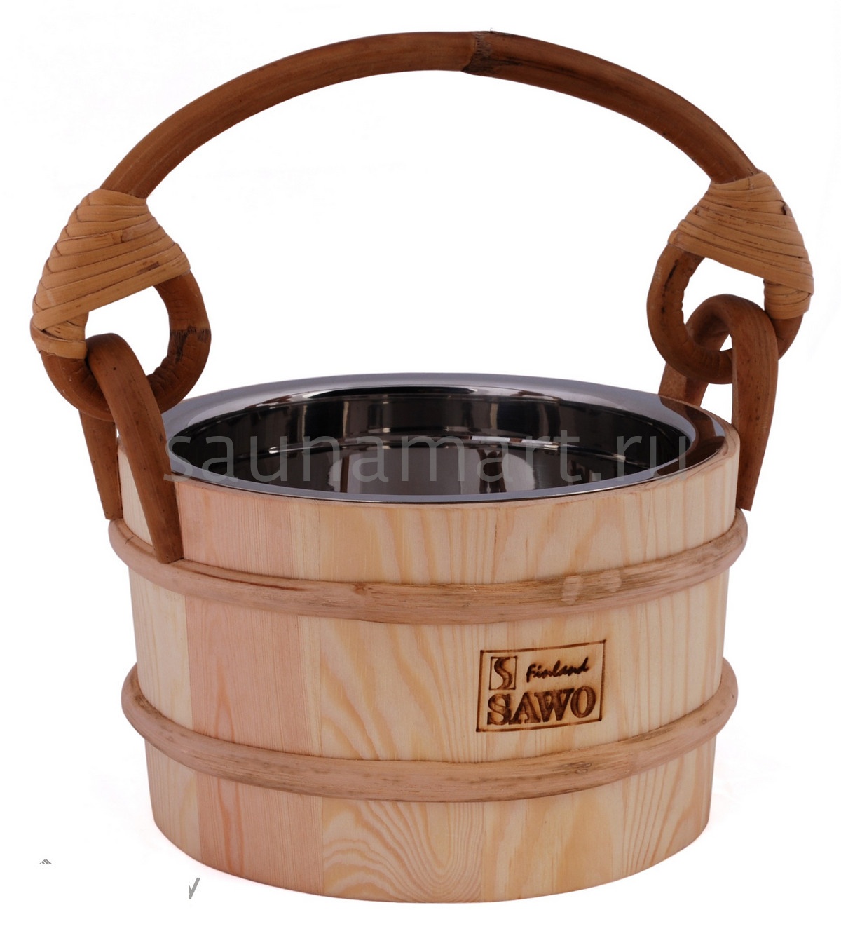 Sawo Ведро деревянное 2 л. со вставкой из нерж. 321-МР Sawo Ведро деревянное 2 л. со вставкой из нерж. 321-МР