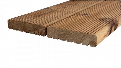 Доска террасная термососна вельвет 36x140 L-3.0 м Доска террасная термососна вельвет 36x140 L-3.0 м