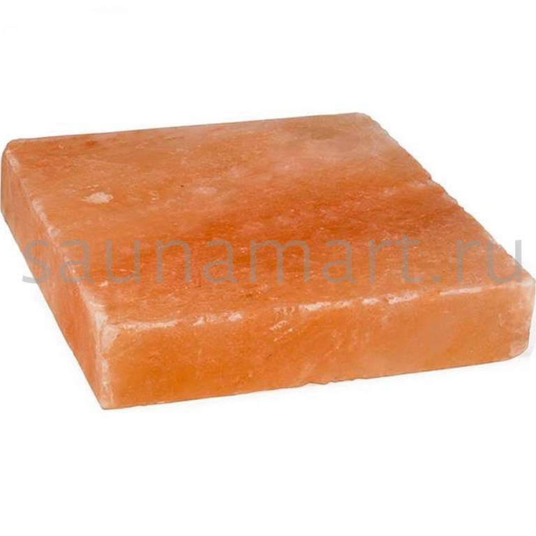 Блок из гималайской соли 20х20х3.5 для жарки Квадрат шлифов Блок из гималайской соли 20х20х3.5 для жарки Квадрат шлифов