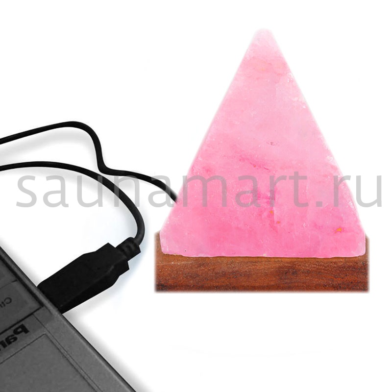Соляная лампа Пирамида (питание от USB) Соляная лампа Пирамида (питание от USB)