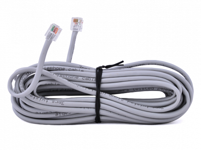 Кабель Sawo RJ12 для подключения пульта модели S 25 м Кабель Sawo RJ12 для подключения пульта модели S 25 м