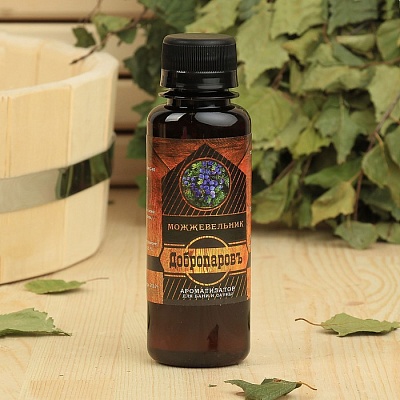 Ароматическая смесь натуральная Можжевельник 100 мл. для бани и сауны Ароматическая смесь натуральная Можжевельник 100 мл. для бани и сауны