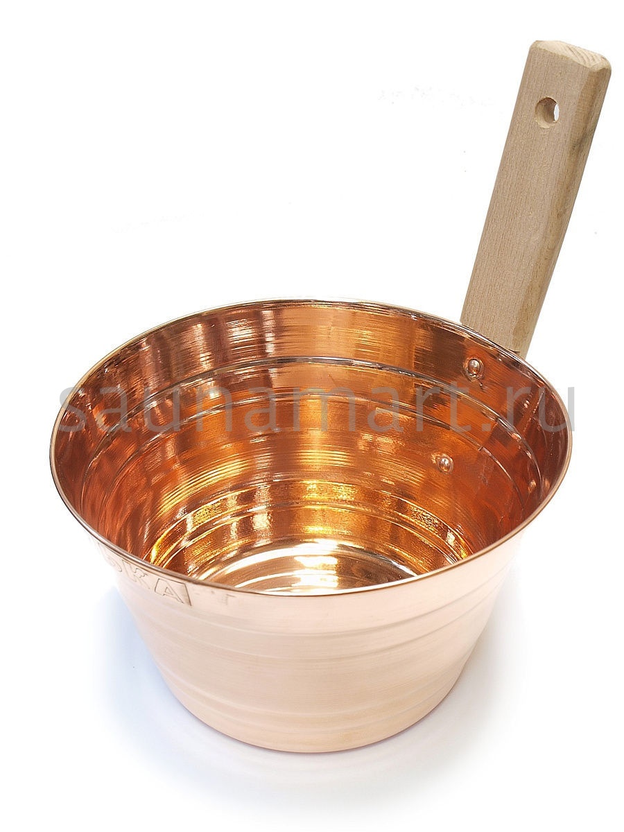 Ушат медный БОЛЬШОЙ 5л Kurase Ушат медный БОЛЬШОЙ 5л Kurase