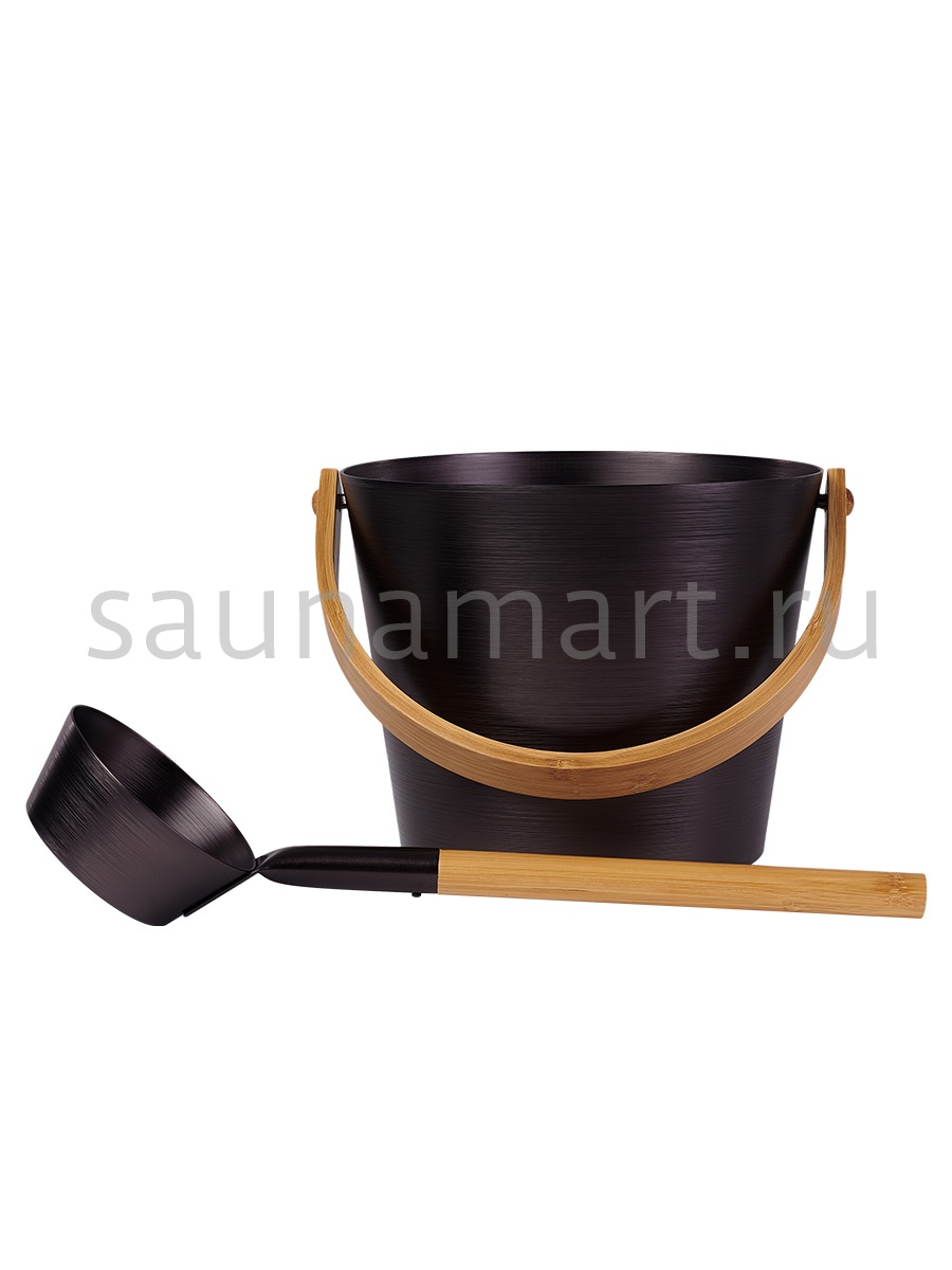 Черпак для бани с бамбуковой ручкой BROWN Kurase Черпак для бани с бамбуковой ручкой BROWN Kurase