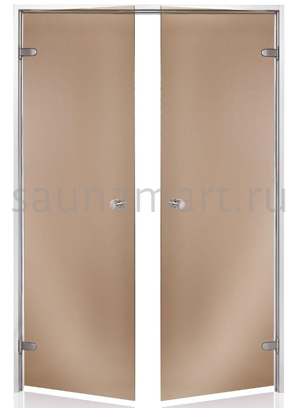 Дверь для турецкой бани Harvia двойная 17/19 (коробка алюминий прозрачная) Дверь для турецкой бани Harvia двойная 17/19 (коробка алюминий прозрачная)