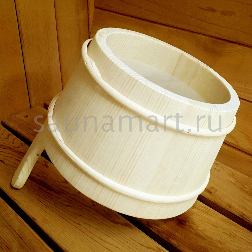 Шайка 4л с пластиковой вставкой Kurase AP-001W-01 Шайка 4л с пластиковой вставкой Kurase AP-001W-01