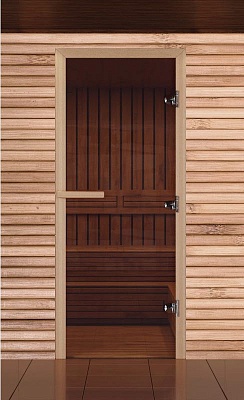 Дверь для сауны Экодорс 2000х800 (бронза осина) ст. 8 мм Дверь для сауны Экодорс 2000х800 (бронза осина) ст. 8 мм