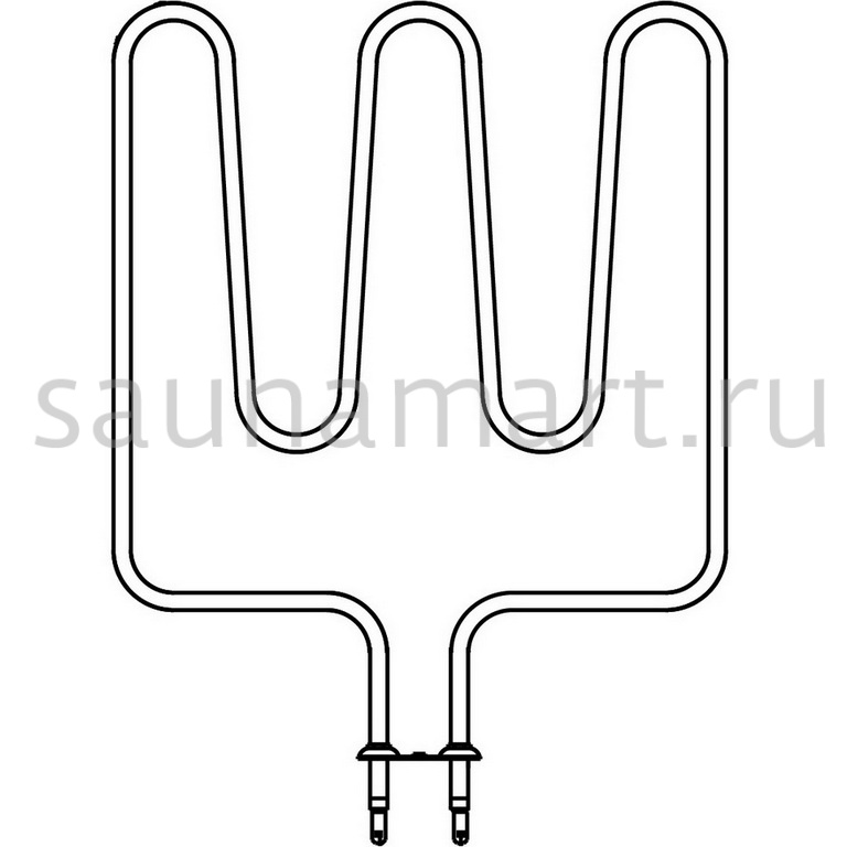 Тэн для электрокаменки Harvia 1500Вт/240В Club K10 Profi L23 Тэн для электрокаменки Harvia 1500Вт/240В Club K10 Profi L23