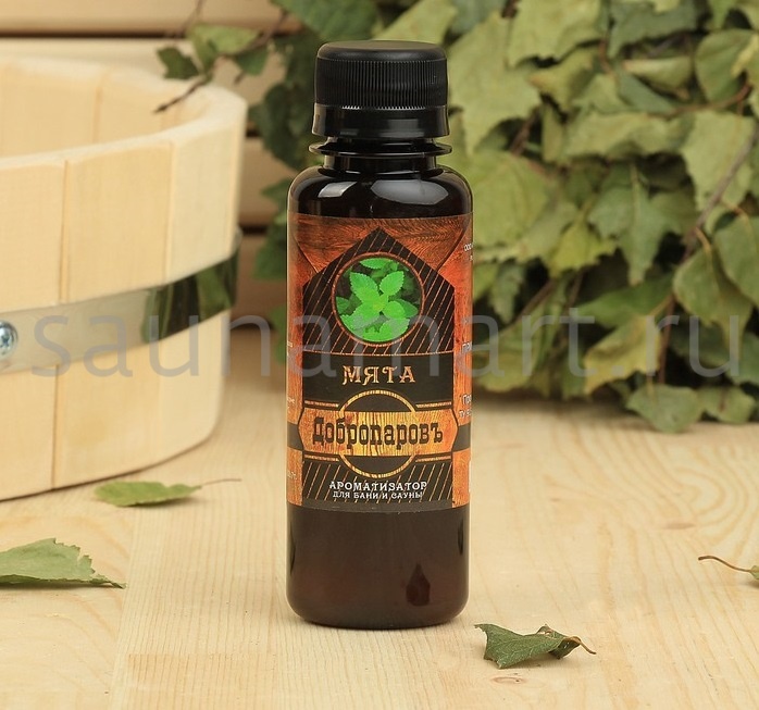 Ароматическая смесь для бани и ванны «Мята» натуральная 100 мл Добропаровъ   2870504 Ароматическая смесь для бани и ванны «Мята» натуральная 100 мл Добропаровъ   2870504