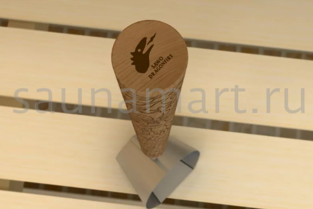 Sawo Ковш DragonFire натуральный цвет с лазерной гравировкой 449-D-DRF Sawo Ковш DragonFire натуральный цвет с лазерной гравировкой 449-D-DRF