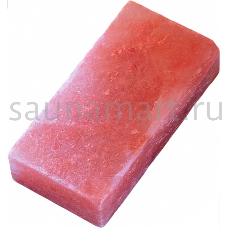 Кирпич из гималайской соли 20х10х5см шлифов SALTWAY Кирпич из гималайской соли 20х10х5см шлифов SALTWAY