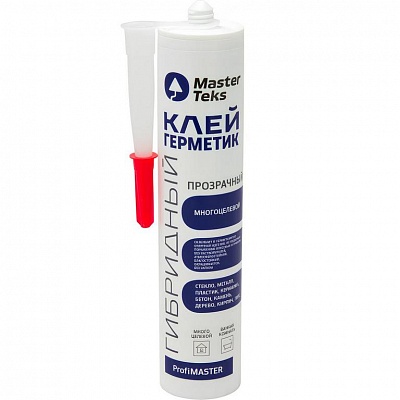Клей-герметик MasterTeks PM бесцветный 288г Клей-герметик MasterTeks PM бесцветный 288г
