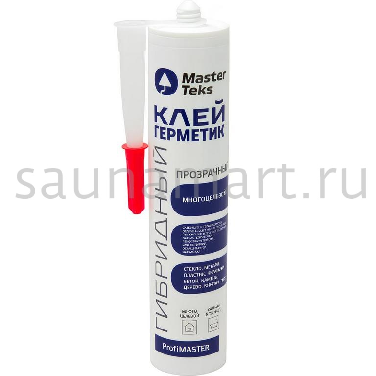 Клей-герметик MasterTeks PM бесцветный 288г Клей-герметик MasterTeks PM бесцветный 288г