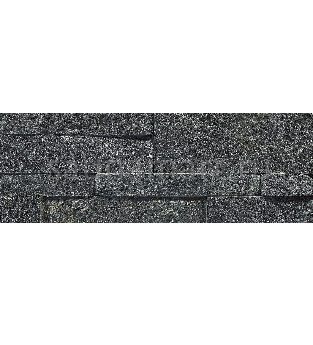 Камень натуральный Кварцит Черный плитка 600х150мм 10-20мм (0.63 м2/уп) Камень натуральный Кварцит Черный плитка 600х150мм 10-20мм (0.63 м2/уп)