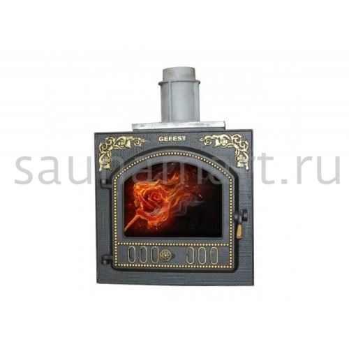 Печь дровяная чугунная Гефест GFS ЗК 25 (П2) в сетке Печь дровяная чугунная Гефест GFS ЗК 25 (П2) в сетке