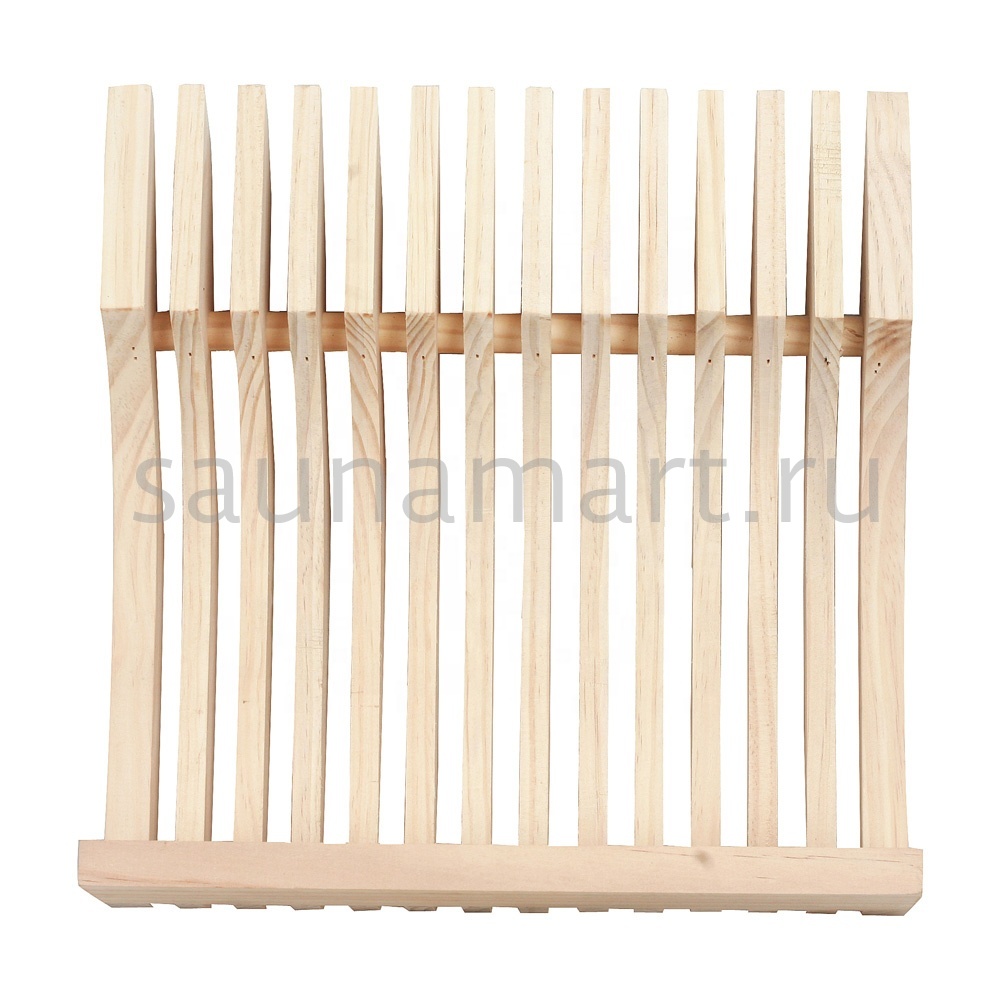 Подголовник для бани рифленый сосна Kurase Подголовник для бани рифленый сосна Kurase