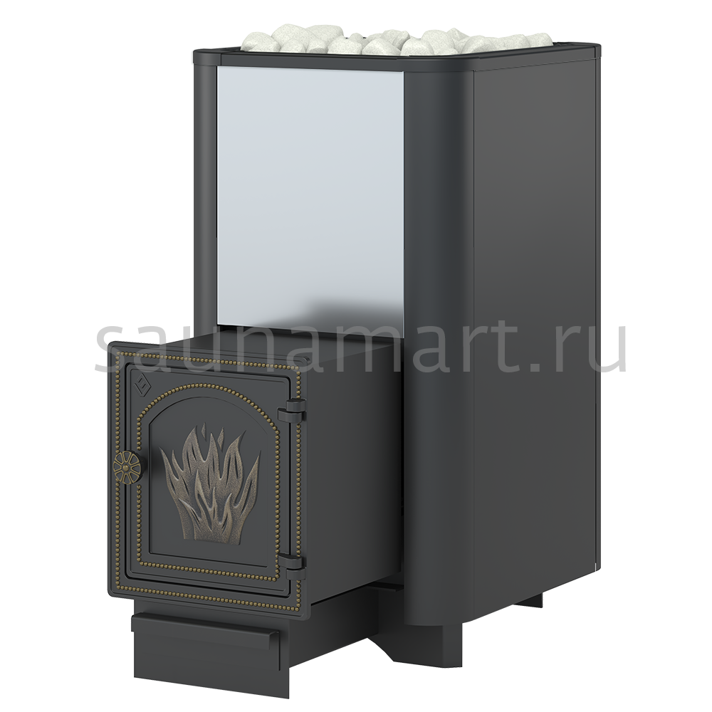 Печь дровяная ВЕЗУВИЙ Сенсация 28 антрацит дверца ДТ - 4 Печь дровяная ВЕЗУВИЙ Сенсация 28 антрацит дверца ДТ - 4