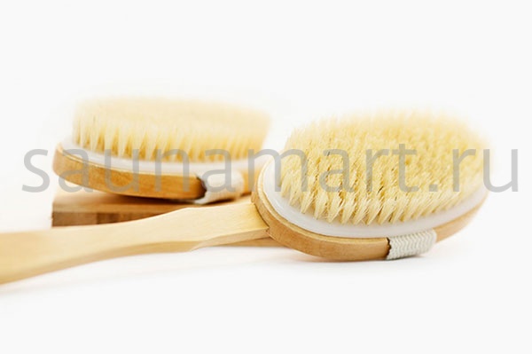Щетка натуральная для мытья с ручкой Kurase  Щетка натуральная для мытья с ручкой Kurase