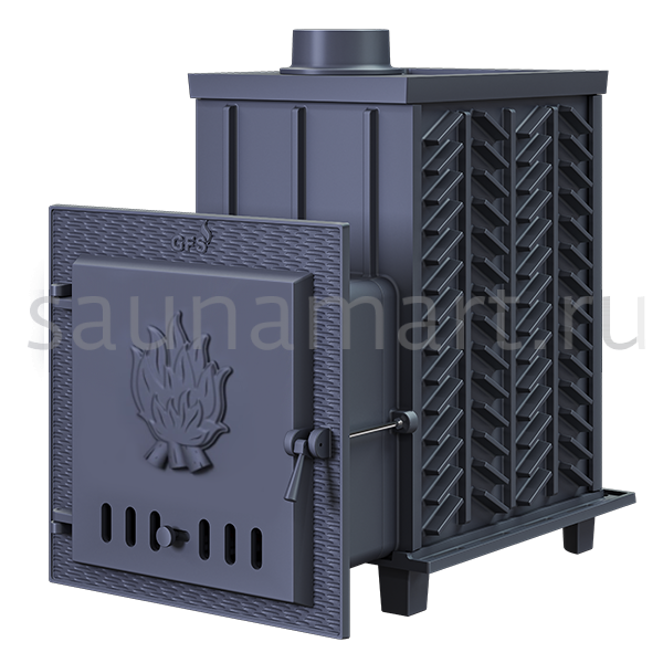 Печь дровяная чугунная Гефест GFS ЗК 25 Печь дровяная чугунная Гефест GFS ЗК 25