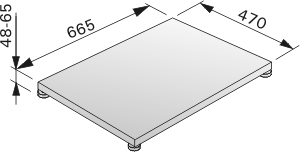 Защитное основание Harvia черное для дровяной печи  Защитное основание Harvia черное для дровяной печи