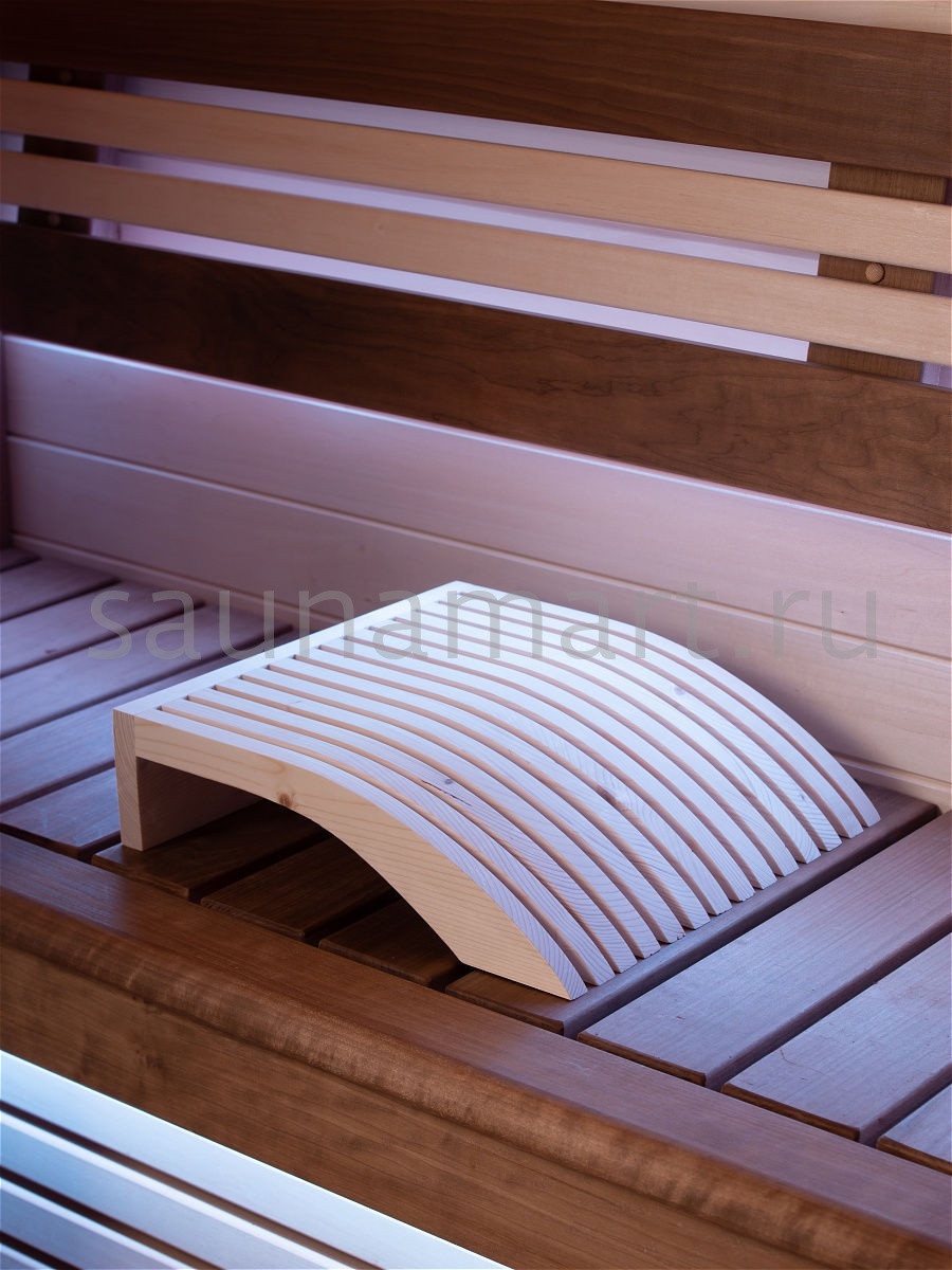 Подголовник для бани рифленый сосна Kurase Подголовник для бани рифленый сосна Kurase