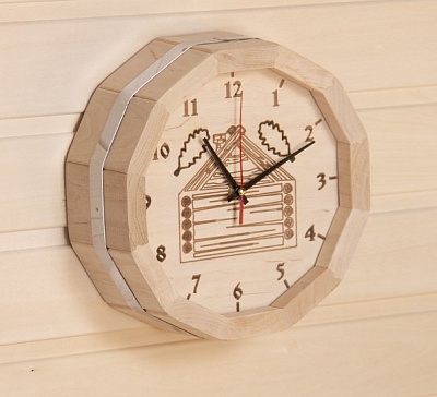 Часы Бочонок деревянные ЧДБ ОЛЬХА Часы Бочонок деревянные ЧДБ ОЛЬХА