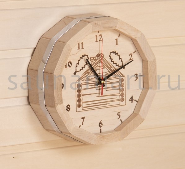 Часы Бочонок деревянные ЧДБ ОЛЬХА Часы Бочонок деревянные ЧДБ ОЛЬХА