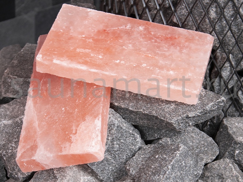 Плитка из гималайской соли 20х10х2.5 см шлифов SALTWAY Плитка из гималайской соли 20х10х2.5 см шлифов SALTWAY