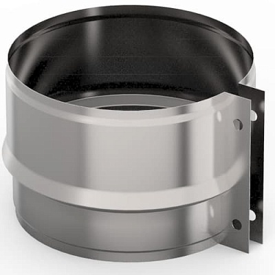 Хомут обжимной. ф 200. AISI 439/0.5мм. h=46мм Хомут обжимной. ф 200. AISI 439/0.5мм. h=46мм