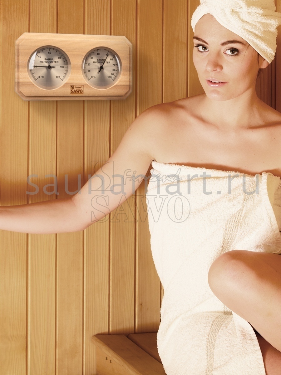 Термогигрометр Sawo 221-ТНD кедр Термогигрометр Sawo 221-ТНD кедр