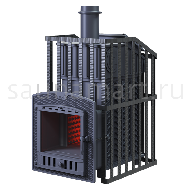 Печь дровяная чугунная Гефест GFS ЗК 30 (П2) Ураган Печь дровяная чугунная Гефест GFS ЗК 30 (П2) Ураган
