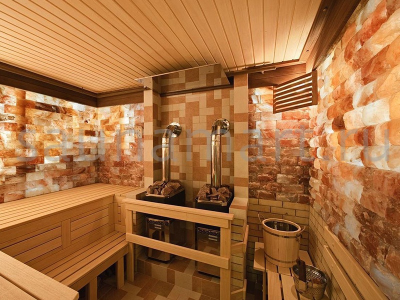 Плитка из гималайской соли 20*10*35см натуральная Плитка из гималайской соли 20*10*35см натуральная