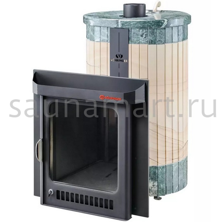 Печь дровяная Ферингер Оптима Окаменевшее дерево (перенесенный рисунок) + Змеевик Печь дровяная Ферингер Оптима Окаменевшее дерево (перенесенный рисунок) + Змеевик