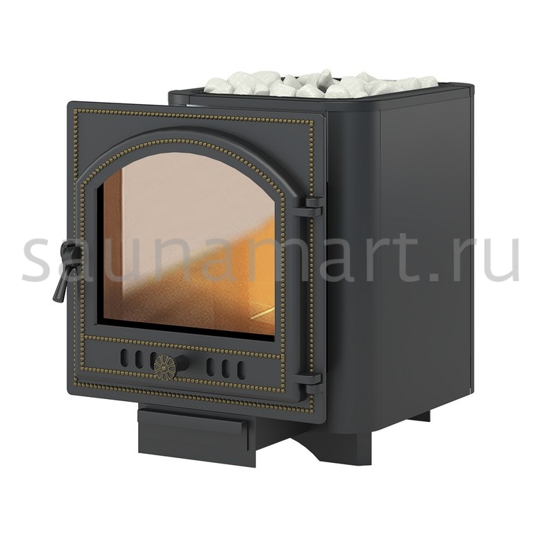 Печь дровяная ВЕЗУВИЙ Сенсация 16 антрацит дверца 205 Печь дровяная ВЕЗУВИЙ Сенсация 16 антрацит дверца 205