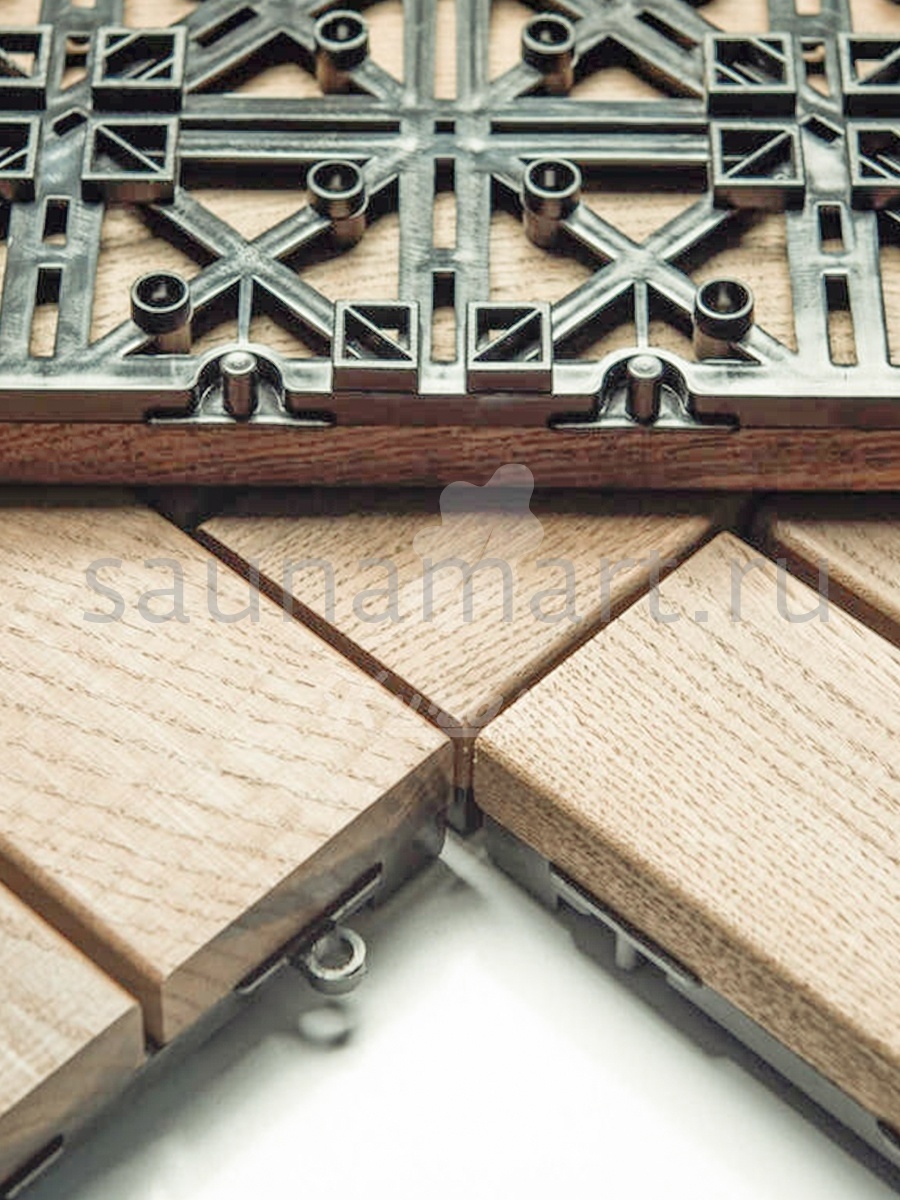 Термодекинг липа 4 планки 300х300х30 Термодекинг липа 4 планки 300х300х30