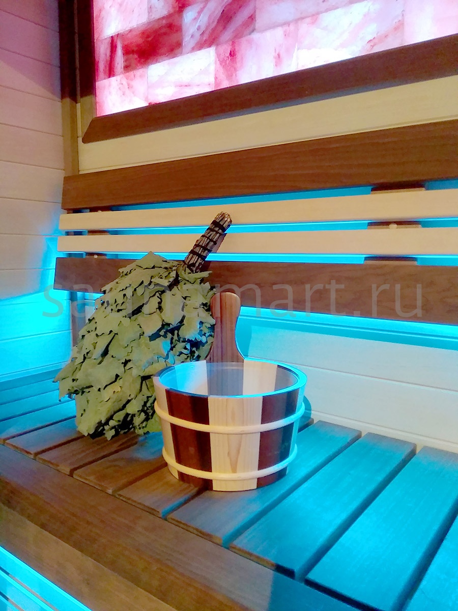 Шайка 4л кедр/сосна с пластиковой вставкой Kurase AP-002W Шайка 4л кедр/сосна с пластиковой вставкой Kurase AP-002W