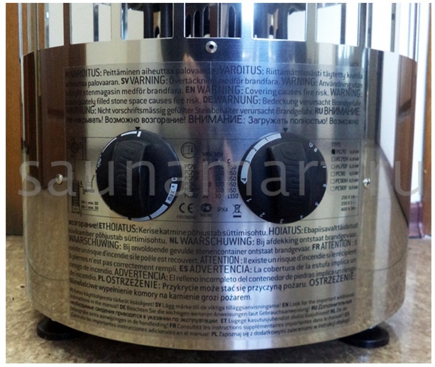 Печь электрическая Harvia Cilindro PC70 встроенный пульт Печь электрическая Harvia Cilindro PC70 встроенный пульт