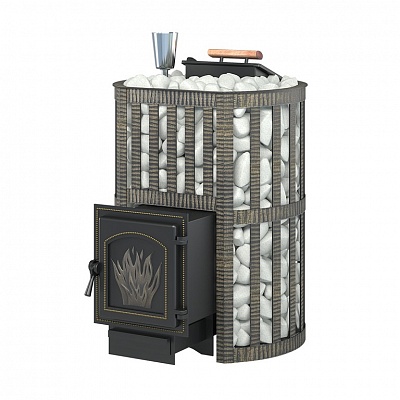 Печь дровяная ВЕЗУВИЙ Ураган ковка 16 дверца 271 Печь дровяная ВЕЗУВИЙ Ураган ковка 16 дверца 271