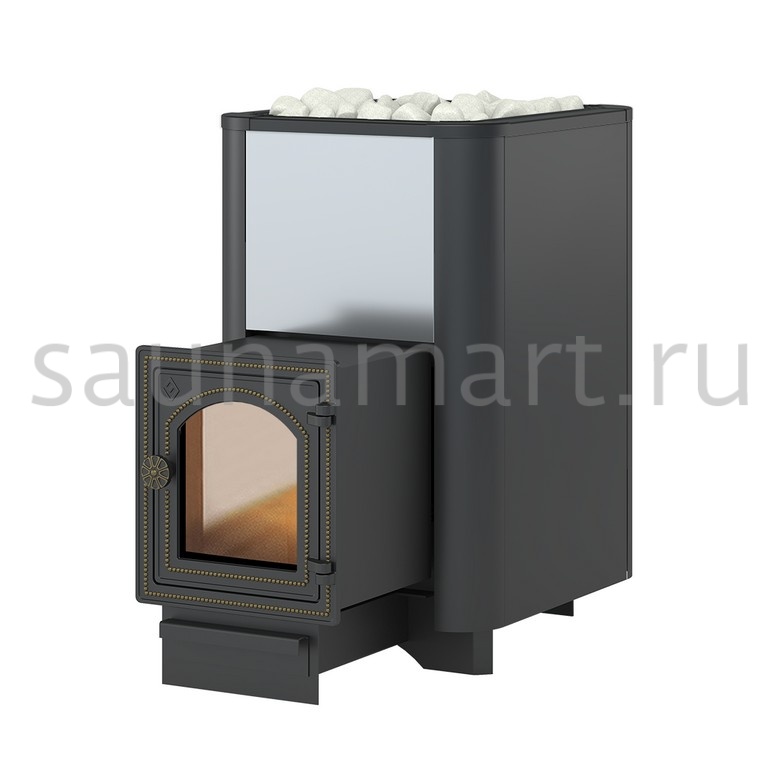 Печь дровяная ВЕЗУВИЙ Сенсация 22 антрацит дверца ДТ - 4С Печь дровяная ВЕЗУВИЙ Сенсация 22 антрацит дверца ДТ - 4С