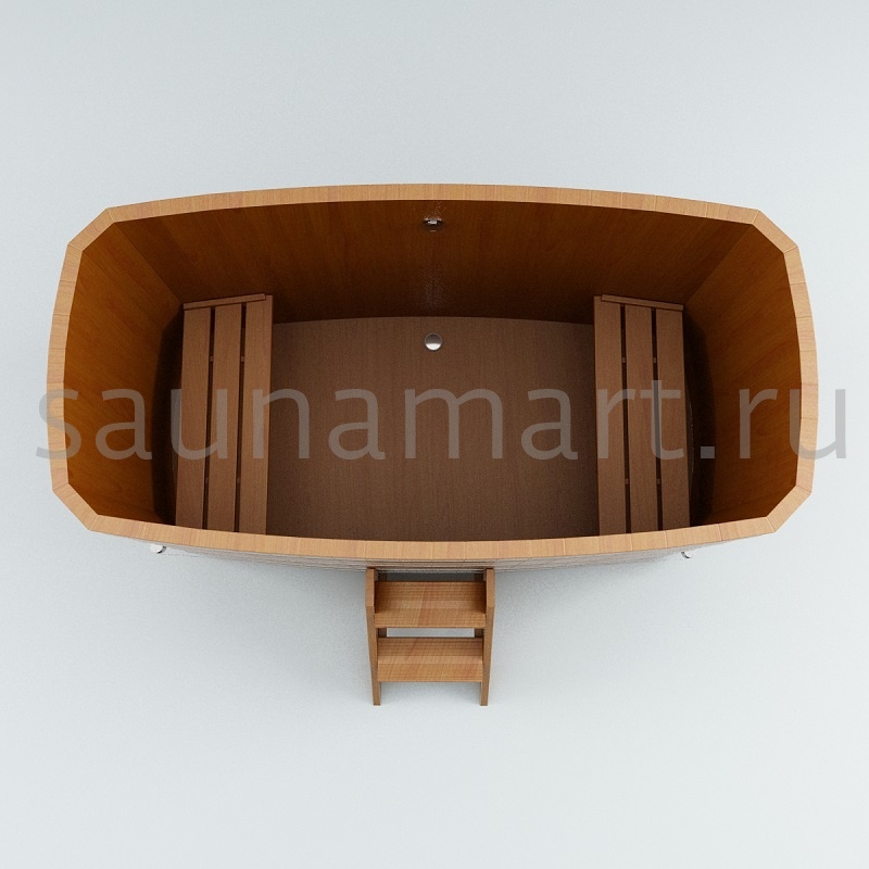 Купель прямоугольная из лиственницы 1.7 х0.9 х1.2 без покрытия традиционная Купель прямоугольная из лиственницы 1.7 х0.9 х1.2 без покрытия традиционная