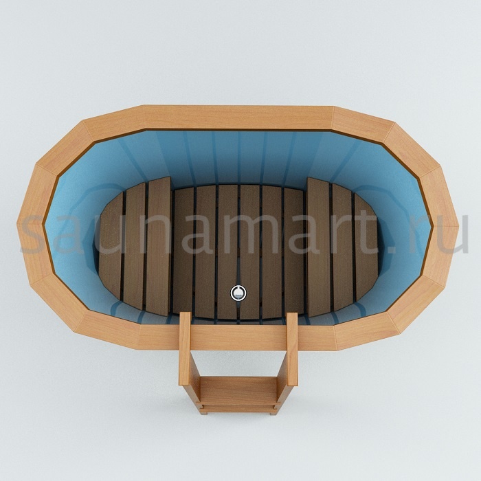 Купель пластиковая овальная 1.0 х0.7 х1.0 дуб/лиственница с полимерным покрытием Купель пластиковая овальная 1.0 х0.7 х1.0 дуб/лиственница с полимерным покрытием