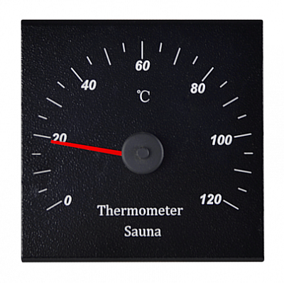 Термометр алюминиевый квадрат Kurase Термометр алюминиевый квадрат Kurase
