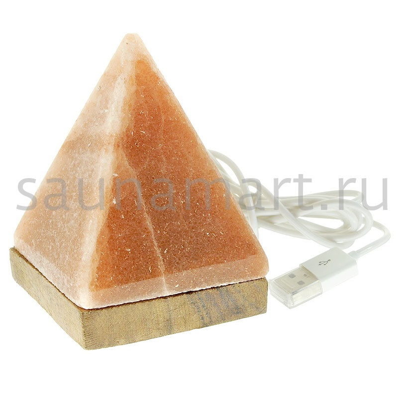 Соляная лампа Пирамида (питание от USB) Соляная лампа Пирамида (питание от USB)