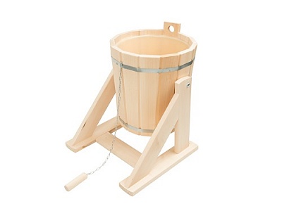 Обливное ведро 10 л с перел.устр с пл.вст Липа МЛ-60 Обливное ведро 10 л с перел.устр с пл.вст Липа МЛ-60