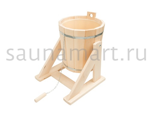 Обливное ведро 10 л с перел.устр с пл.вст Липа МЛ-60 Обливное ведро 10 л с перел.устр с пл.вст Липа МЛ-60