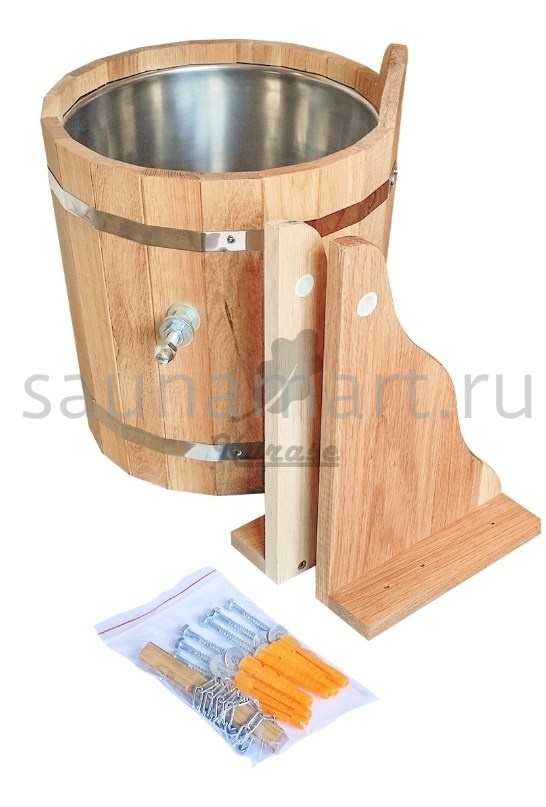 Обливное устройство с нерж. вставкой 12л. дуб (11822) Kurase Обливное устройство с нерж. вставкой 12л. дуб (11822) Kurase